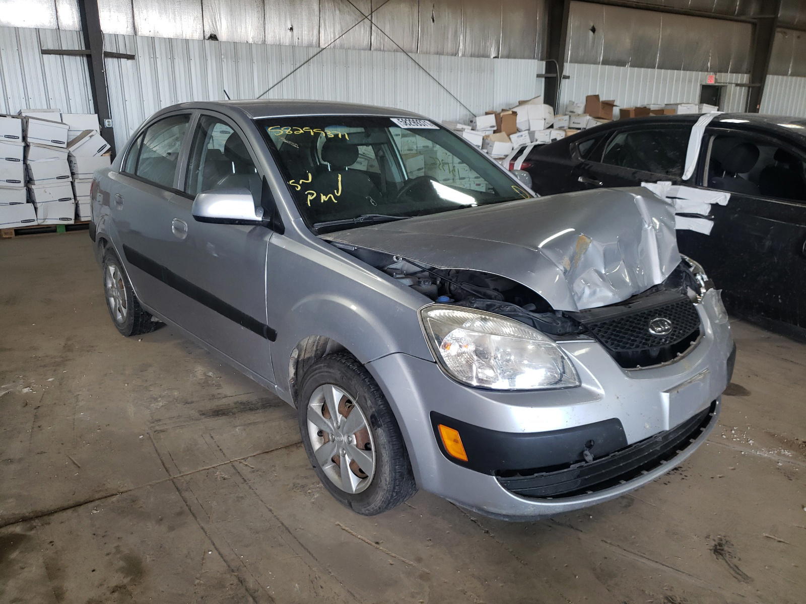 KIA RIO BASE 2008 with VIN KNADE123886347789 - Photo from auction