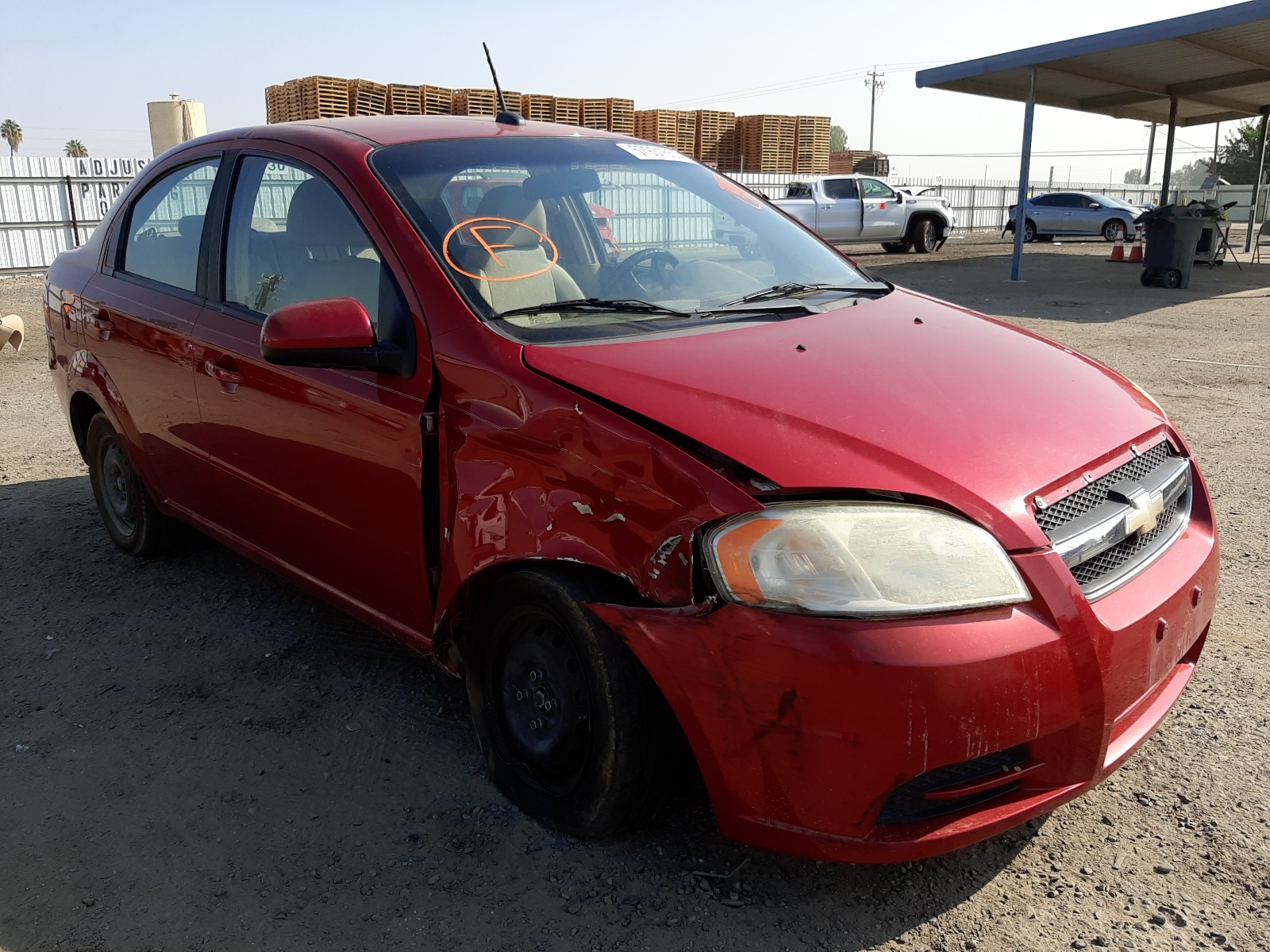 CHEVROLET AVEO LS 2009 z numerem VIN KL1TD56E39B629388 - Zdjęcie z aukcji