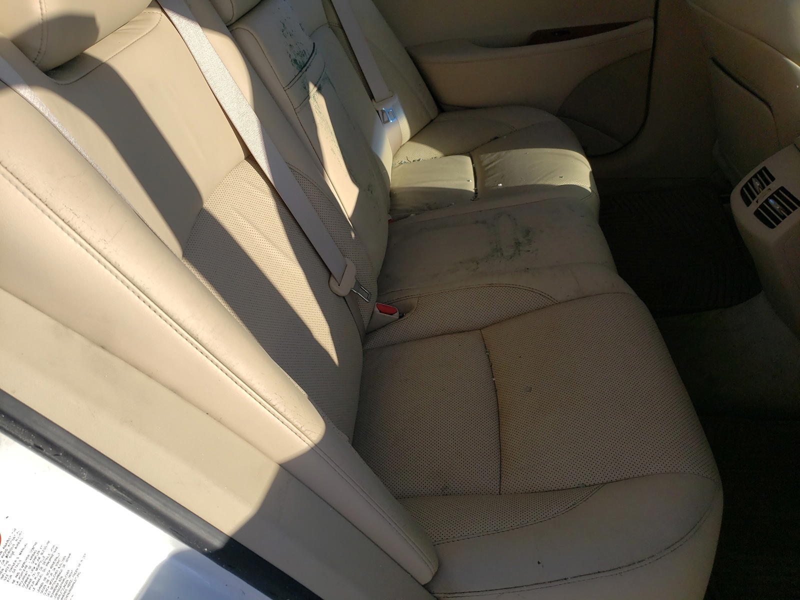 Photo 6 from auction – 2009 LEXUS ES 350 with VIN JTHBJ46G092296154