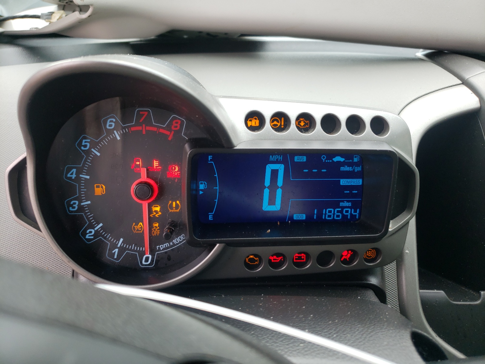 Photo 8 from auction – 2014 CHEVROLET SONIC LT with VIN 1G1JC6SHXE4104036