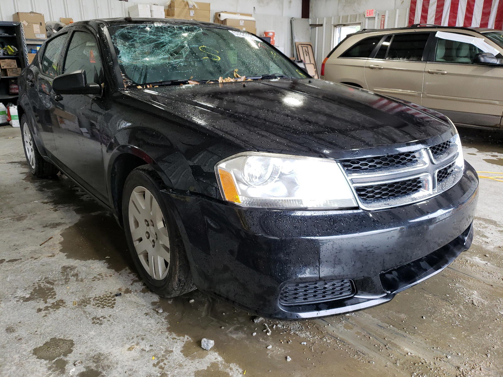 DODGE AVENGER SE 2014 with VIN 1C3CDZAB4EN203459 - Photo from auction