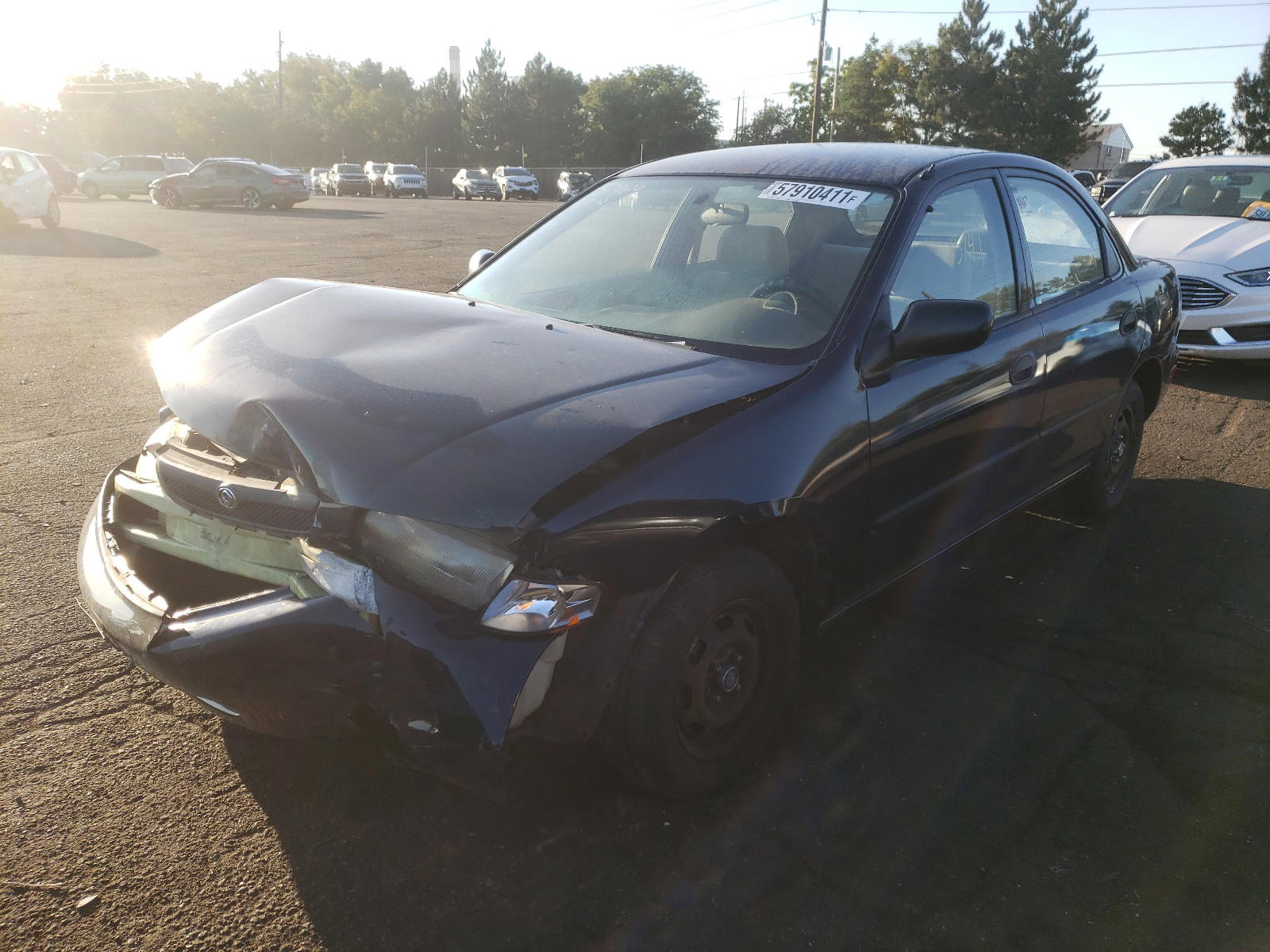 Photo 2 from auction – 1997 MAZDA PROTEGE DX with VIN JM1BC1419V0133775