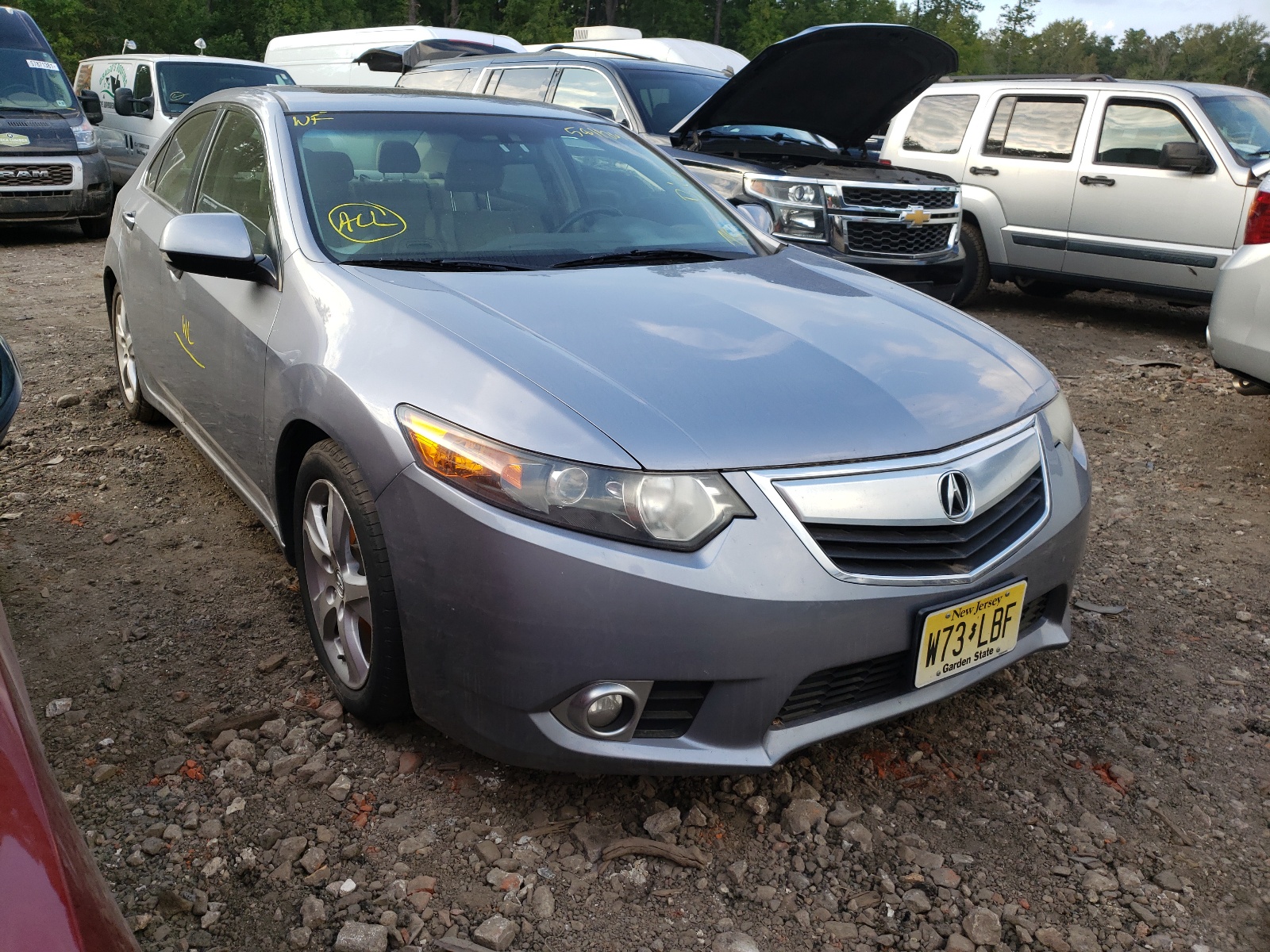 ACURA TSX 2013 with VIN JH4CU2F48DC011953 - Photo from auction