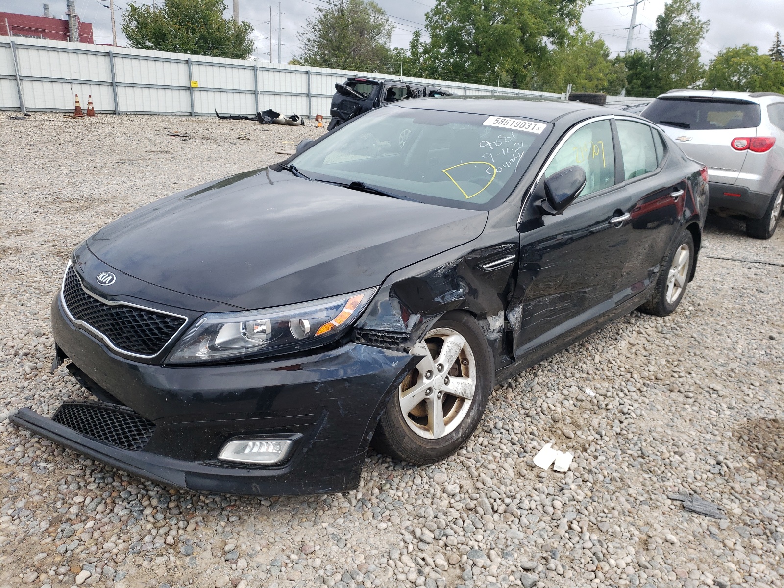 Photo 2 from auction – 2015 KIA OPTIMA LX with VIN 5XXGM4A75FG489881