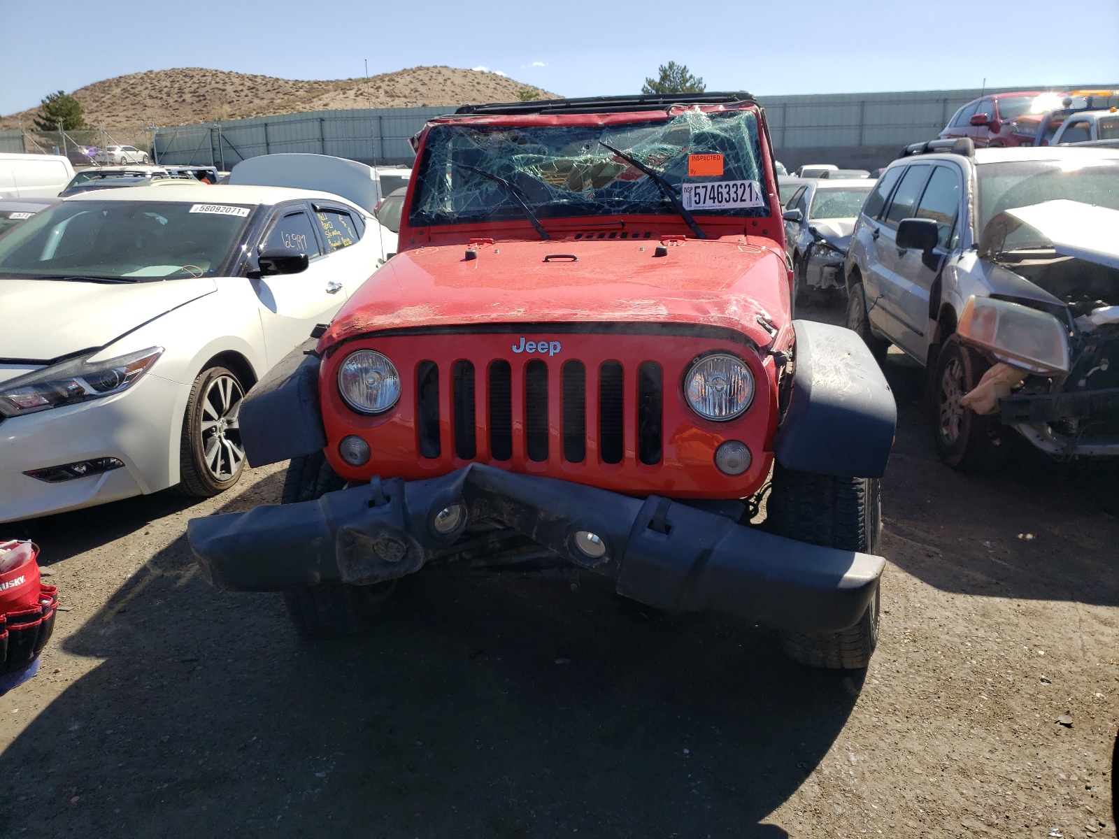 Photo 9 from auction – 2017 JEEP WRANGLER S with VIN 1C4AJWAG4HL609862