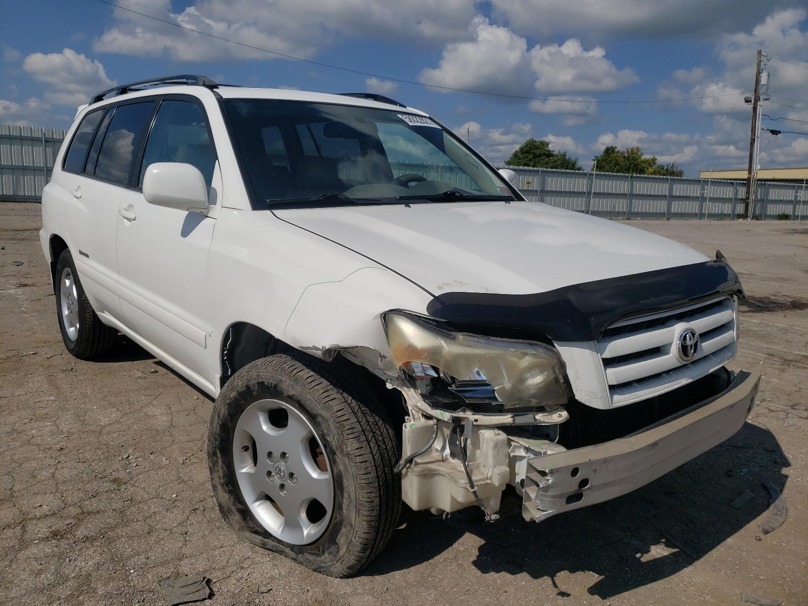 TOYOTA HIGHLANDER 2007 with VIN JTEEP21AX70206470 - Photo from auction