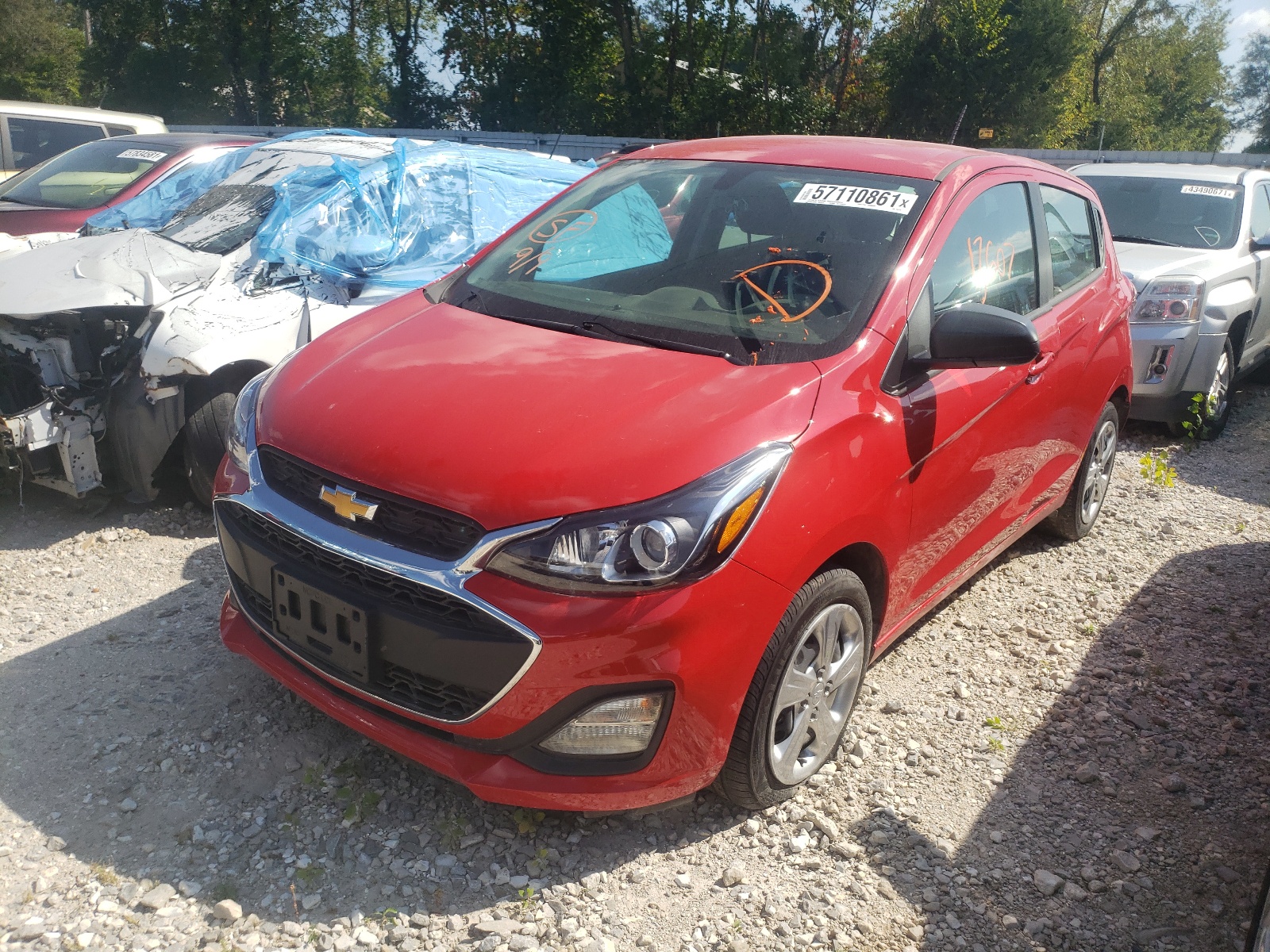 Photo 2 from auction – 2020 CHEVROLET SPARK LS with VIN KL8CB6SAXLC453179