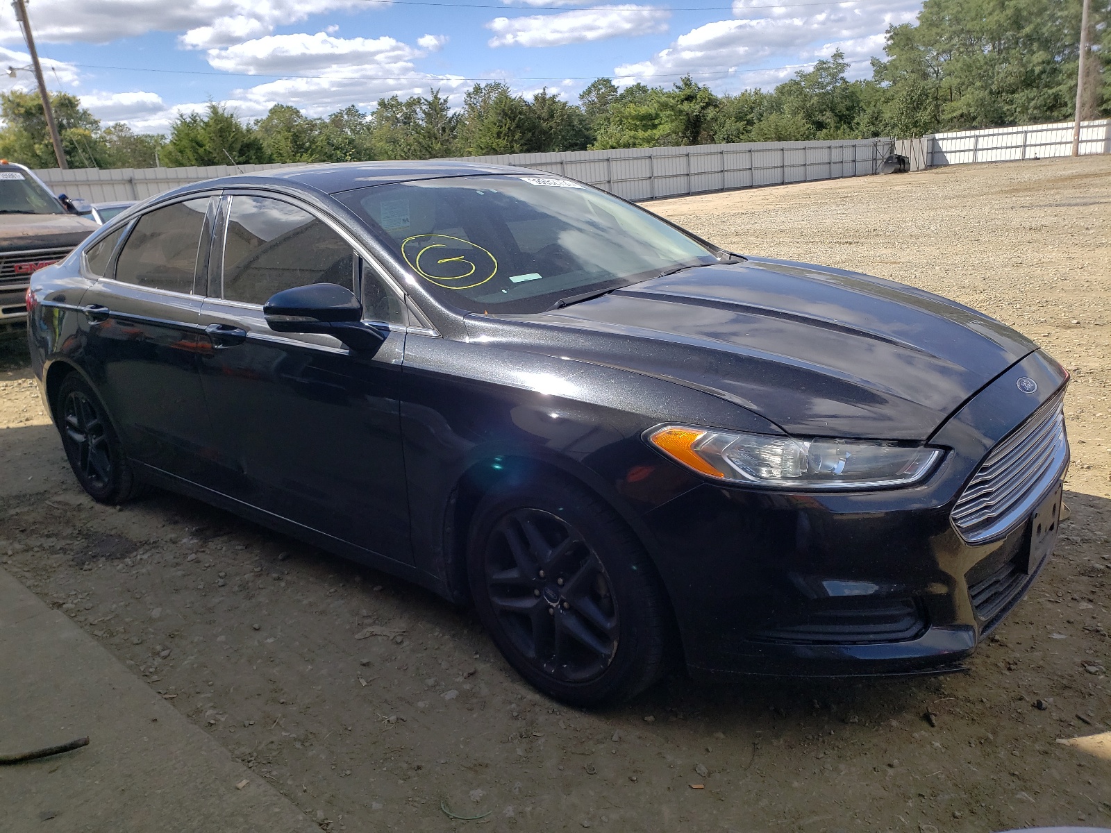 FORD FUSION SE 2013 with VIN 3FA6P0HR9DR158762 - Photo from auction