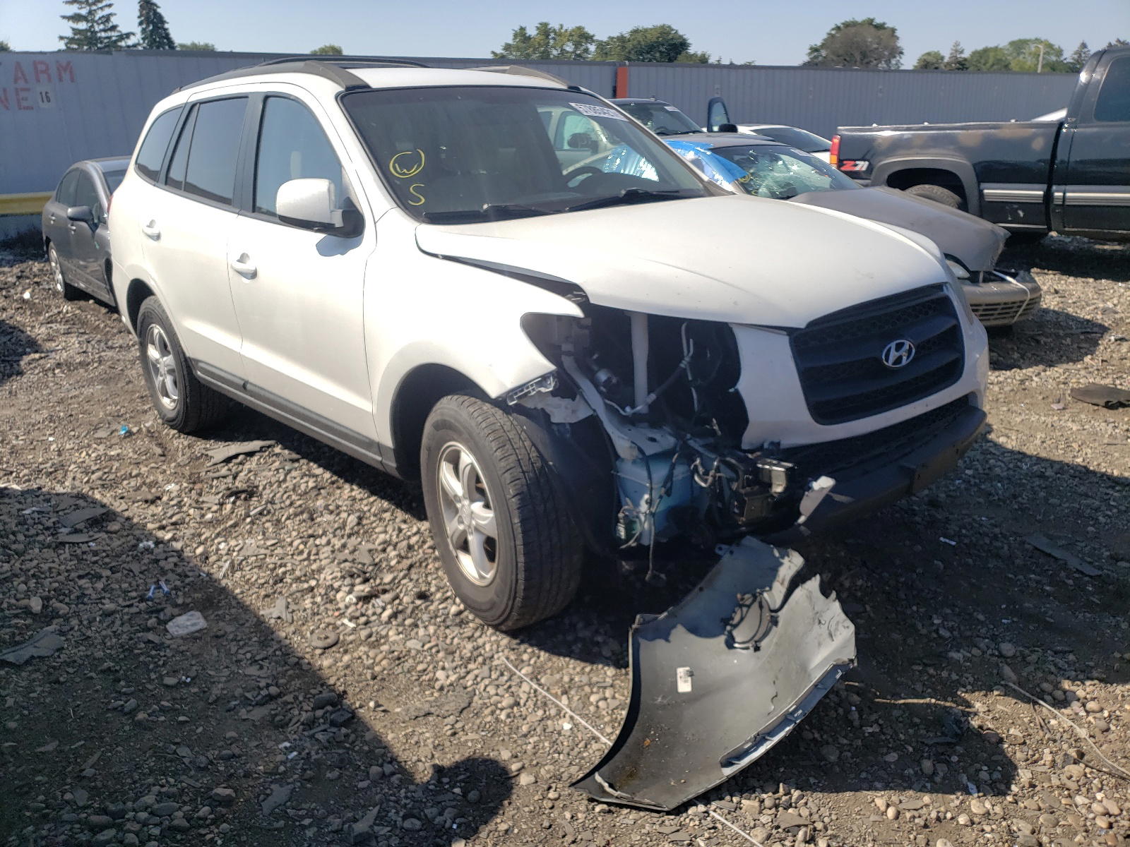 HYUNDAI SANTA FE G 2008 with VIN 5NMSG73D18H171864 - Photo from auction