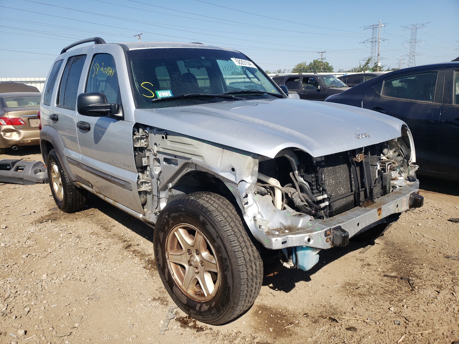 JEEP LIBERTY SP 2003 with VIN 1J4GL48KX3W659945 - Photo from auction