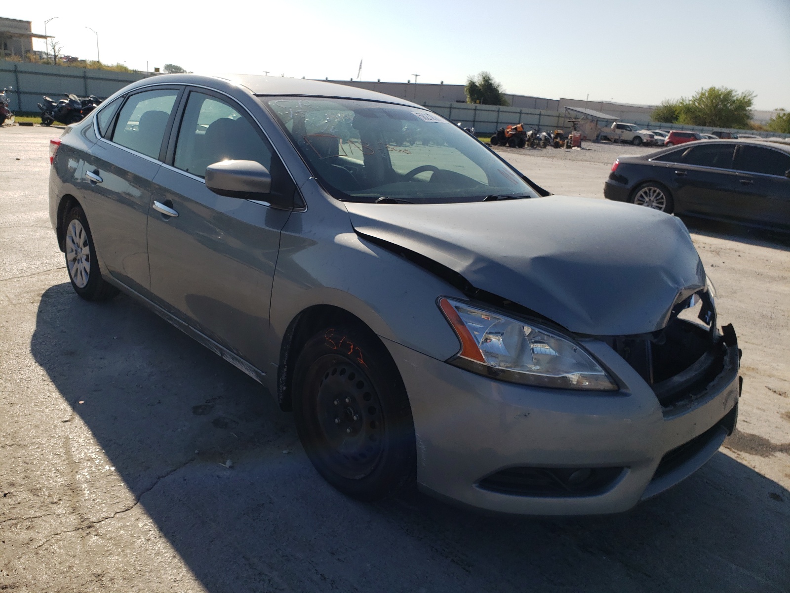 NISSAN SENTRA S 2013 with VIN 3N1AB7AP4DL622115 - Photo from auction