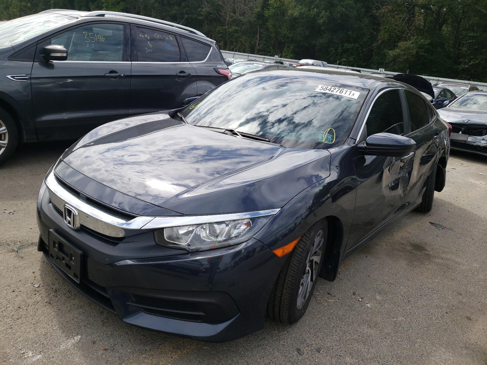 Photo 2 from auction – 2018 HONDA CIVIC EX with VIN 2HGFC2F76JH509980