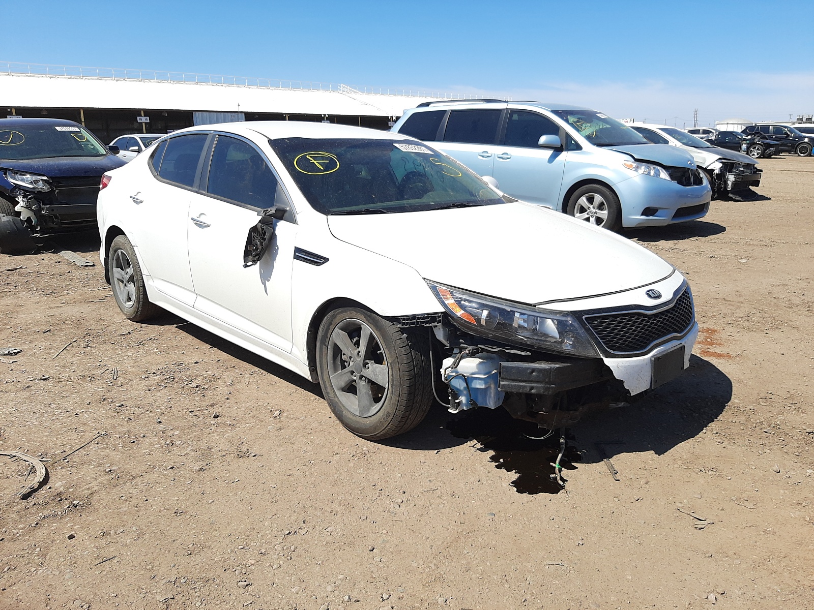 Photo 1 from auction – 2014 KIA OPTIMA LX with VIN 5XXGM4A77EG308276