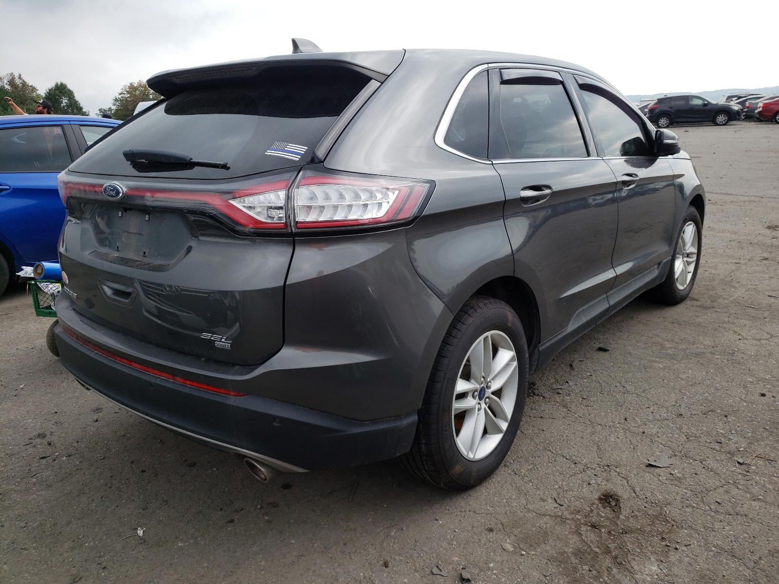 Photo 4 from auction – 2017 FORD EDGE SEL with VIN 2FMPK4J87HBC47235