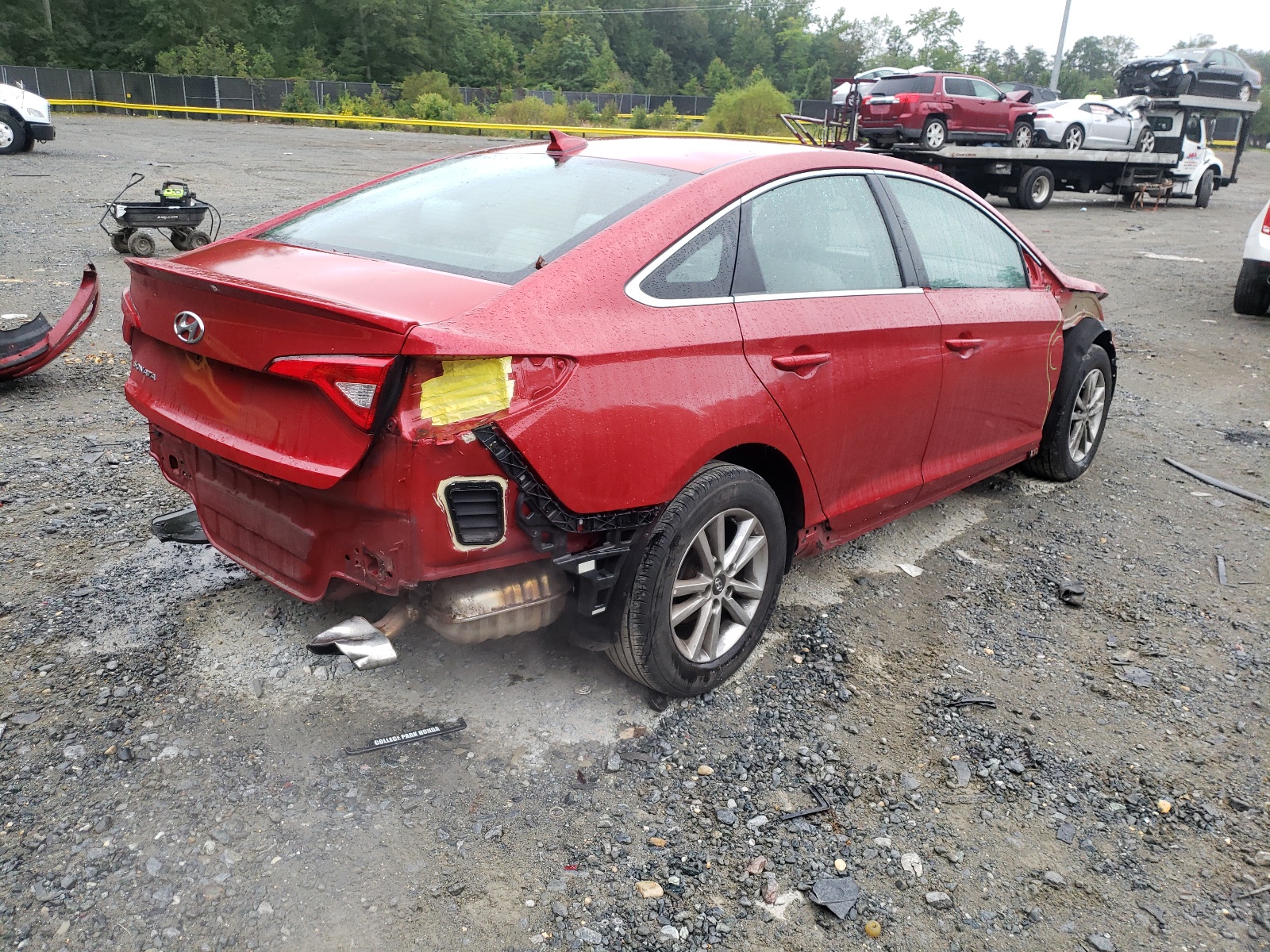 Photo 4 from auction – 2017 HYUNDAI SONATA SE with VIN 5NPE24AF9HH552038
