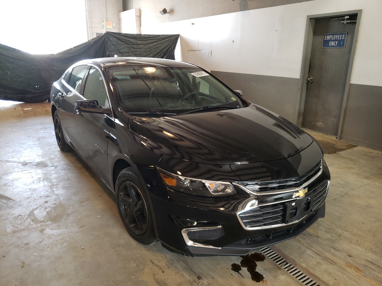 CHEVROLET MALIBU LS 2018 with VIN 1G1ZB5ST9JF171911 - Photo from auction