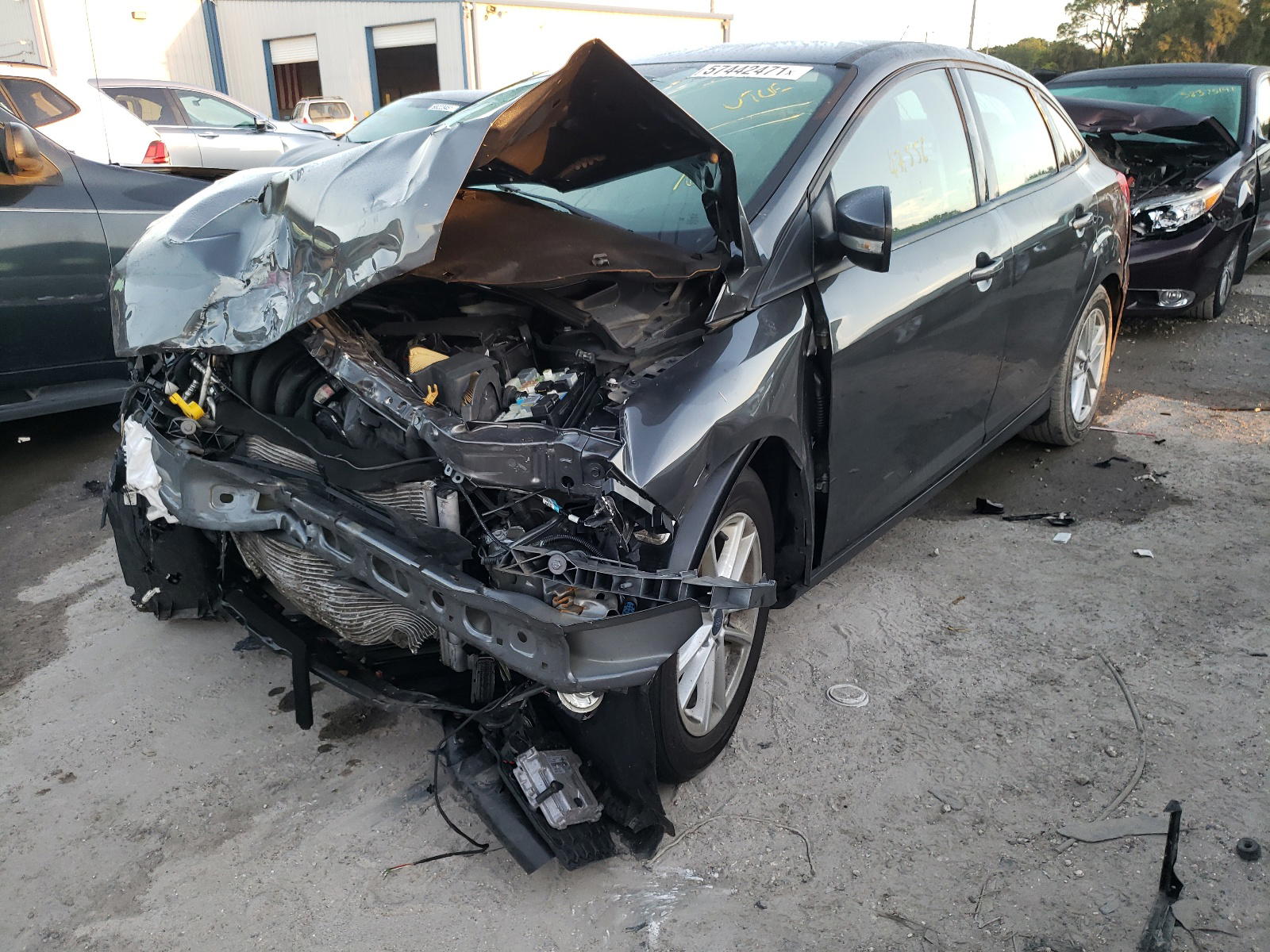 Photo 2 from auction – 2016 FORD FOCUS SE with VIN 1FADP3F28GL389461