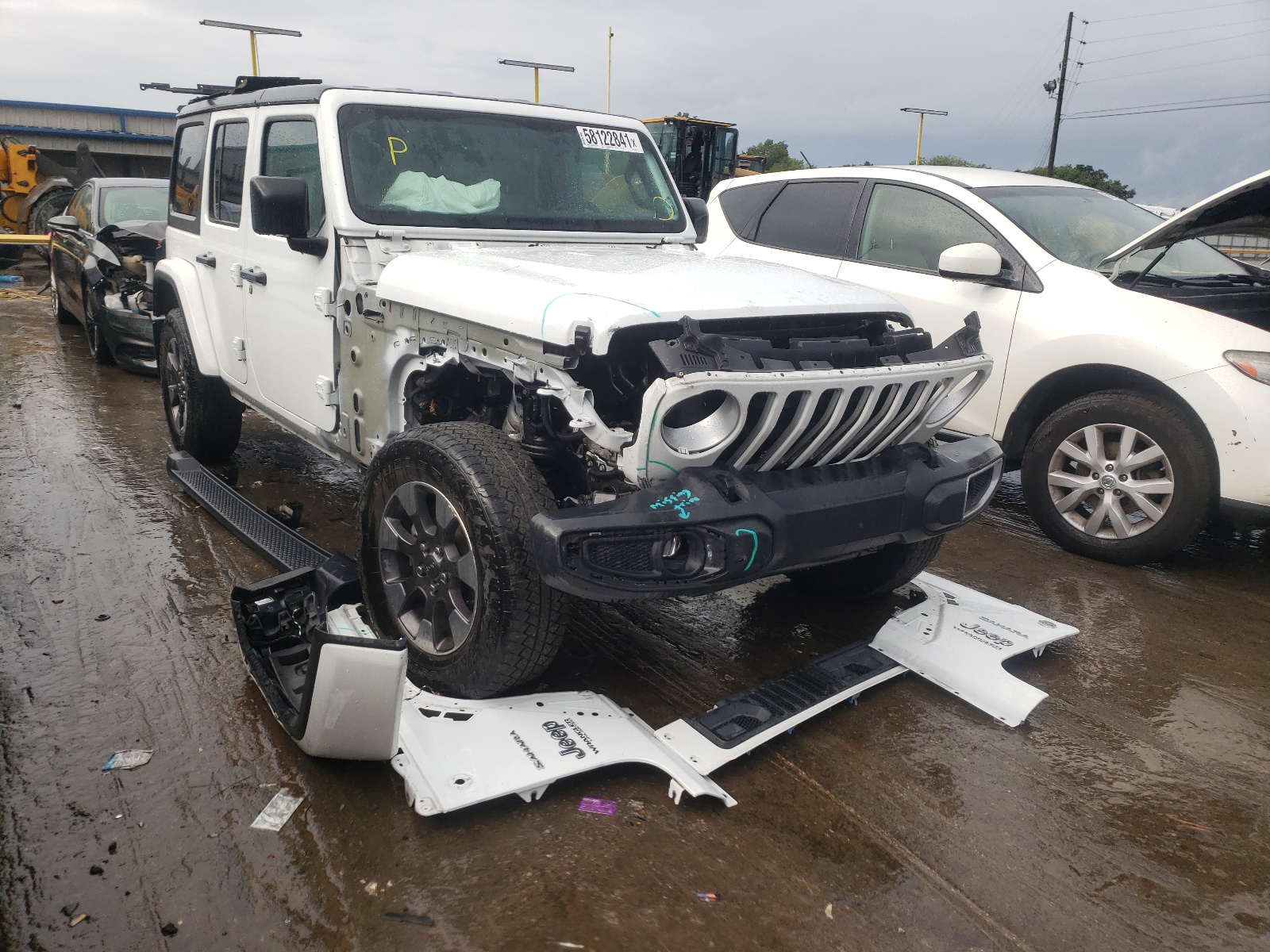 JEEP WRANGLER U 2018 with VIN 1C4HJXEG2JW161284 - Photo from auction
