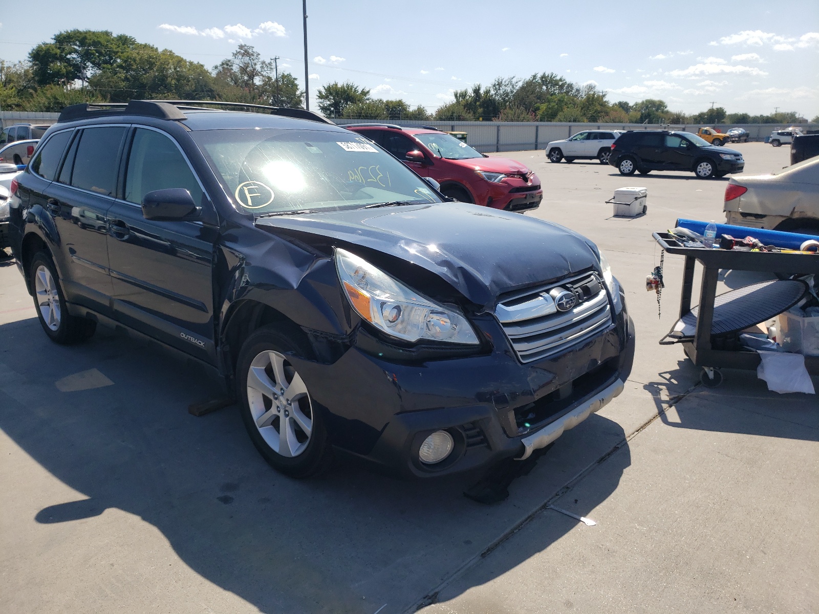 SUBARU OUTBACK 2. 2014 с VIN 4S4BRCLC2E3222207 - Снимка от търг