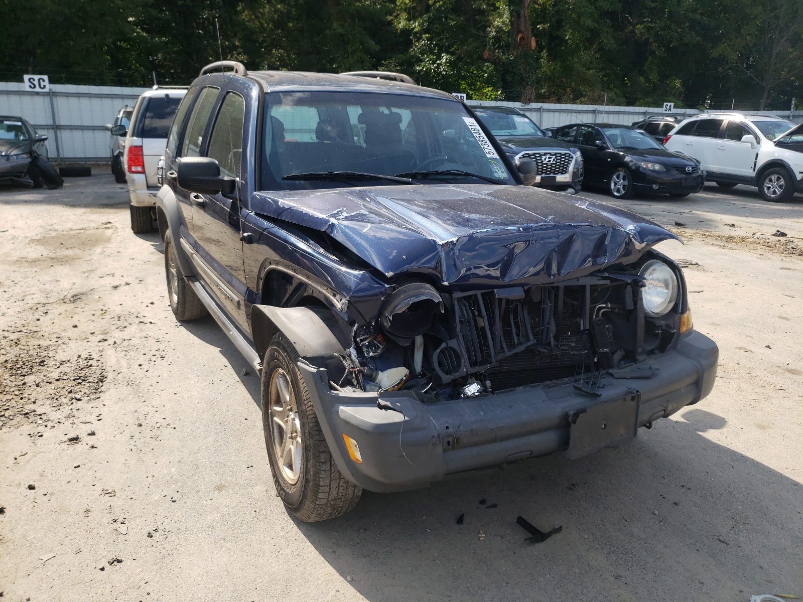 Photo 9 from auction – 2007 JEEP LIBERTY SP with VIN 1J4GL48K57W513300