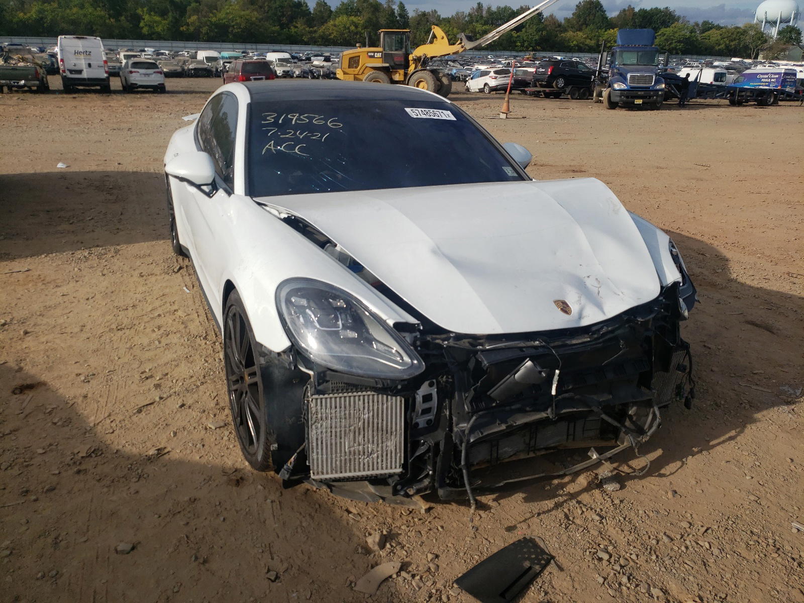 PORSCHE PANAMERA T 2017 with VIN WP0AF2A74HL153162 - Photo from auction