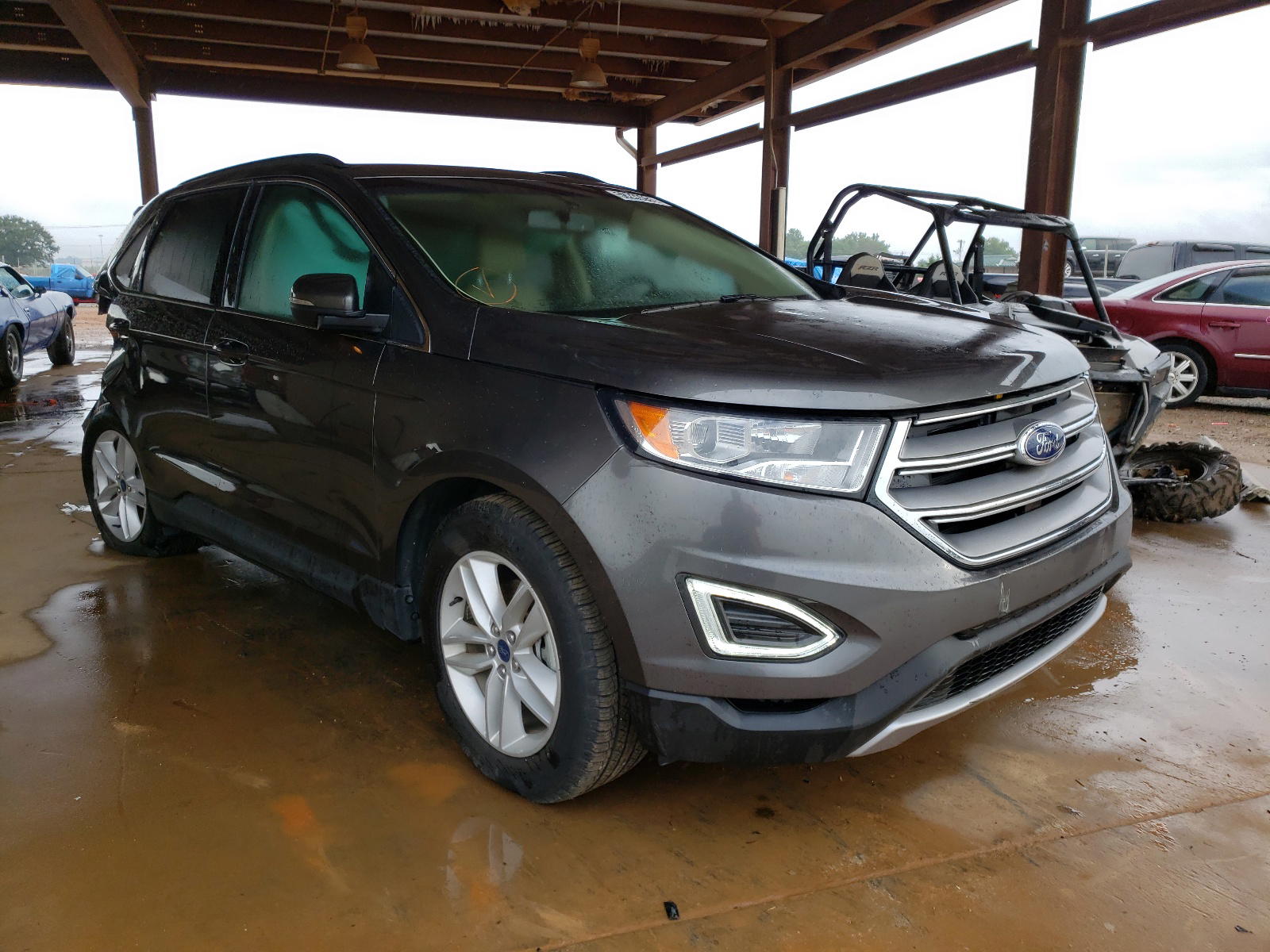 FORD EDGE SEL 2018 with VIN 2FMPK3J9XJBC04842 - Photo from auction