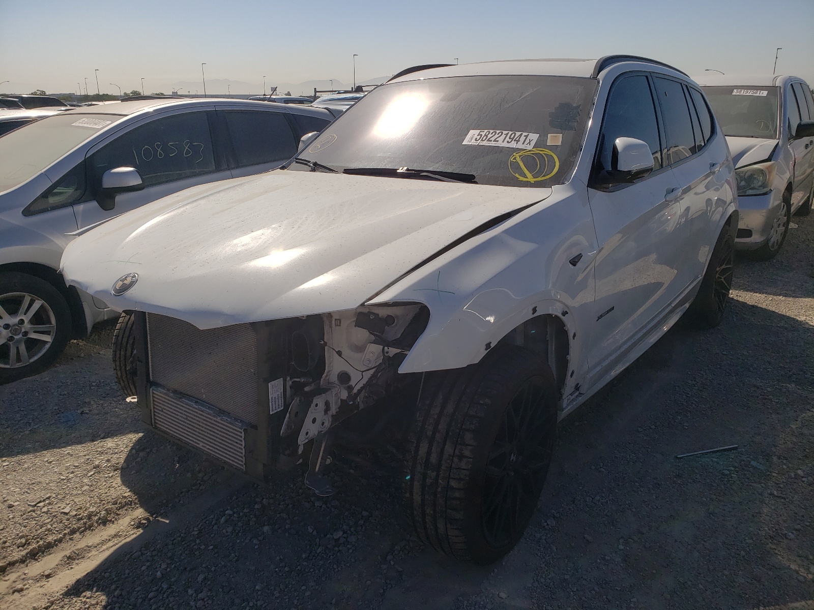 Photo 2 from auction – 2017 BMW X3 XDRIVE2 with VIN 5UXWX9C51H0D95594