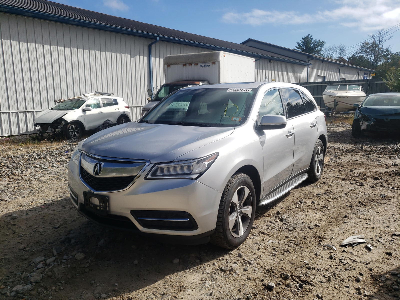 Photo 2 from auction – 2014 ACURA MDX with VIN 5FRYD4H2XEB026925