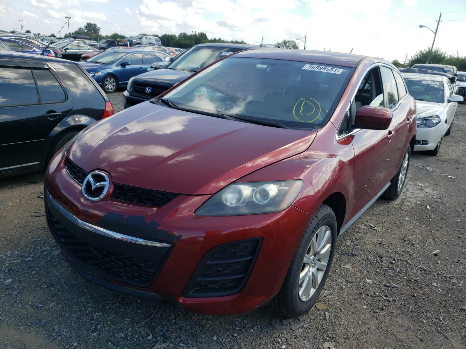 Photo 2 from auction – 2010 MAZDA CX-7 with VIN JM3ER2W5XA0309607