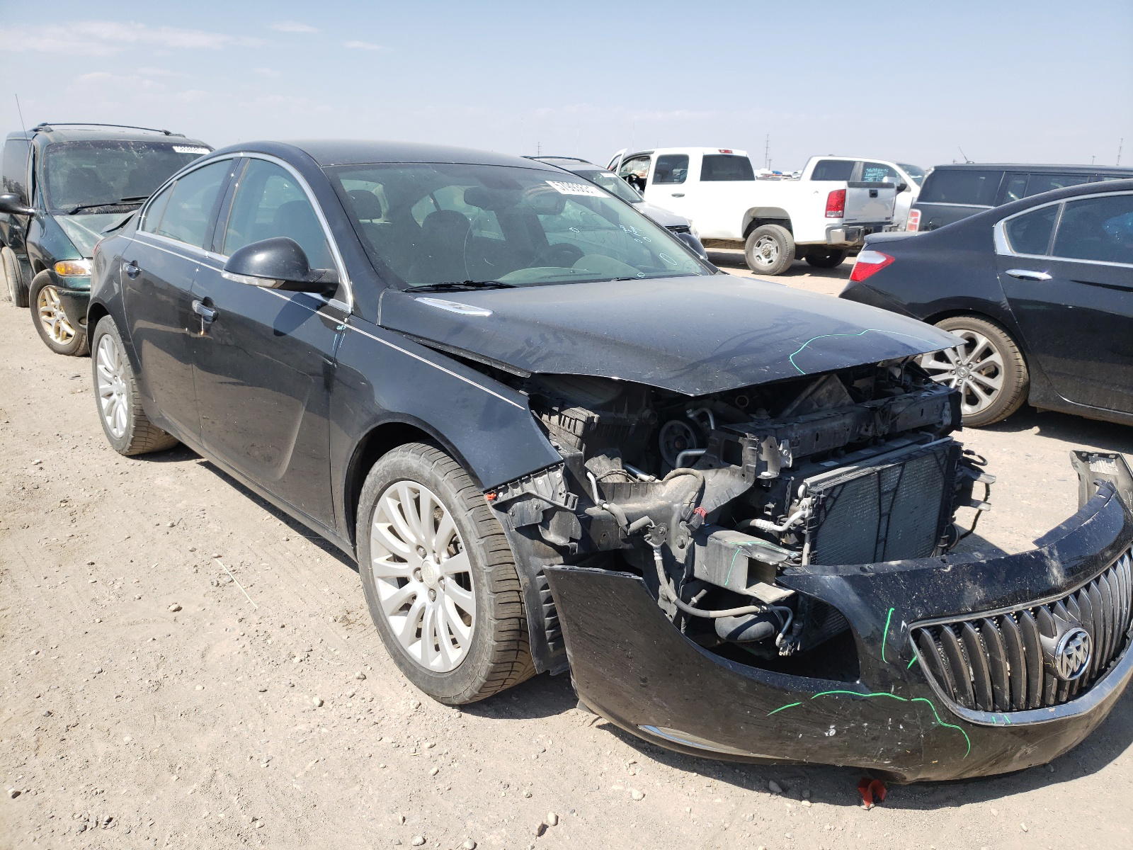 BUICK REGAL PREM 2013 with VIN 2G4GS5EV7D9138104 - Photo from auction
