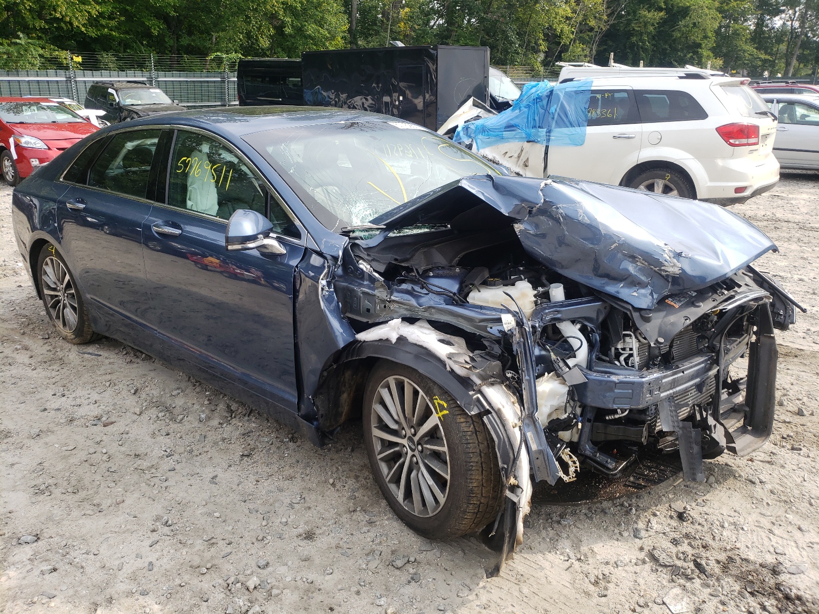 Photo 1 from auction – 2018 LINCOLN MKZ SELECT with VIN 3LN6L5D9XJR619726