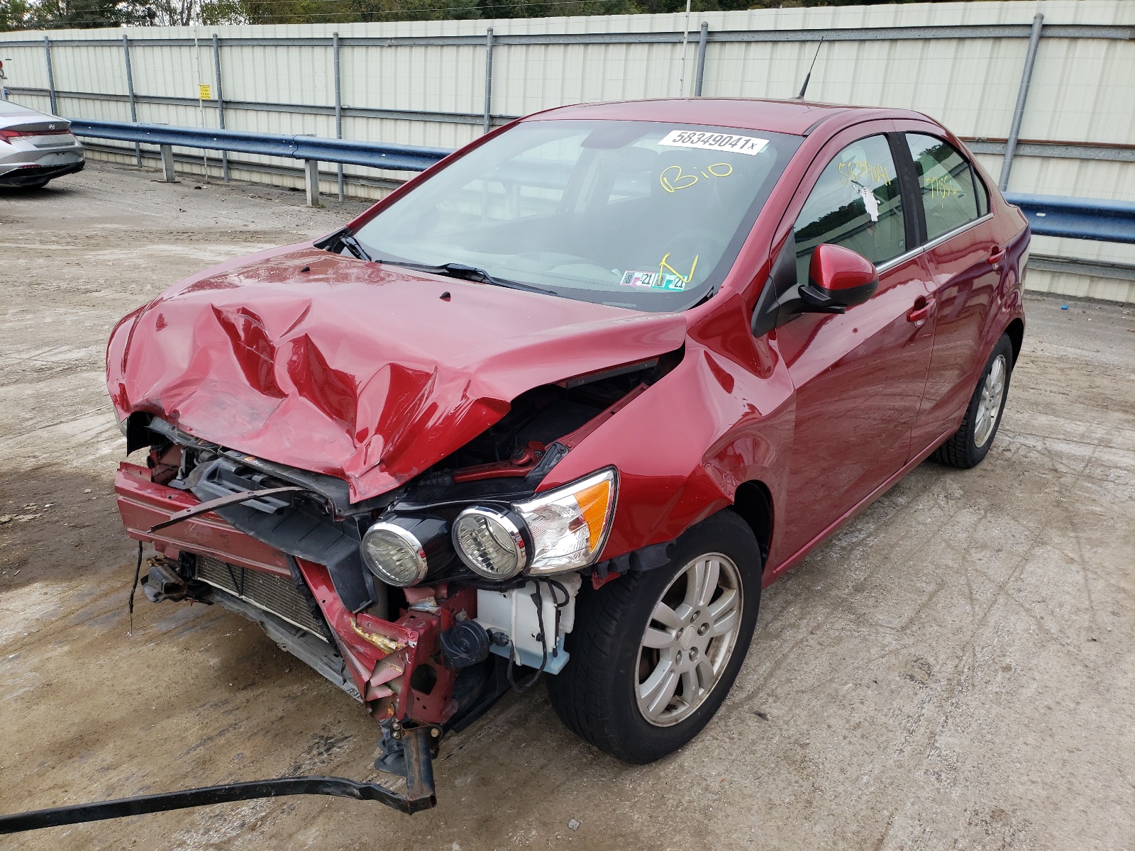 Photo 2 from auction – 2013 CHEVROLET SONIC LT with VIN 1G1JC5SH8D4250590