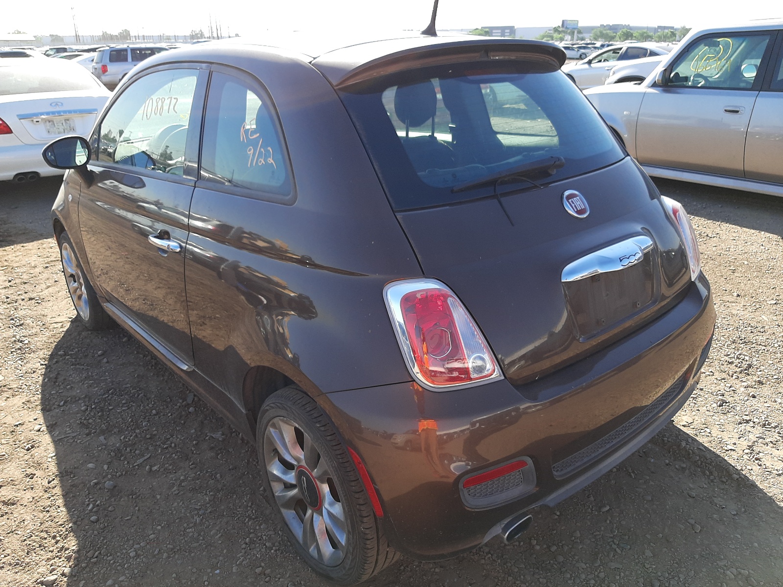 Photo 3 from auction – 2015 FIAT 500 SPORT with VIN 3C3CFFBR3FT676890