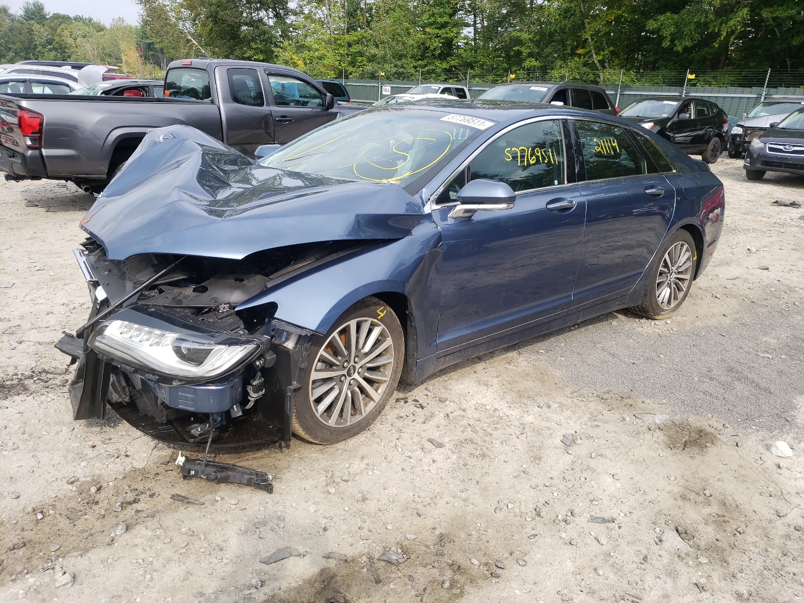 Photo 2 from auction – 2018 LINCOLN MKZ SELECT with VIN 3LN6L5D9XJR619726