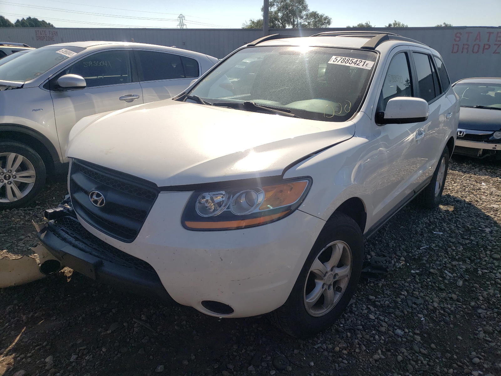 Photo 2 from auction – 2008 HYUNDAI SANTA FE G with VIN 5NMSG73D18H171864