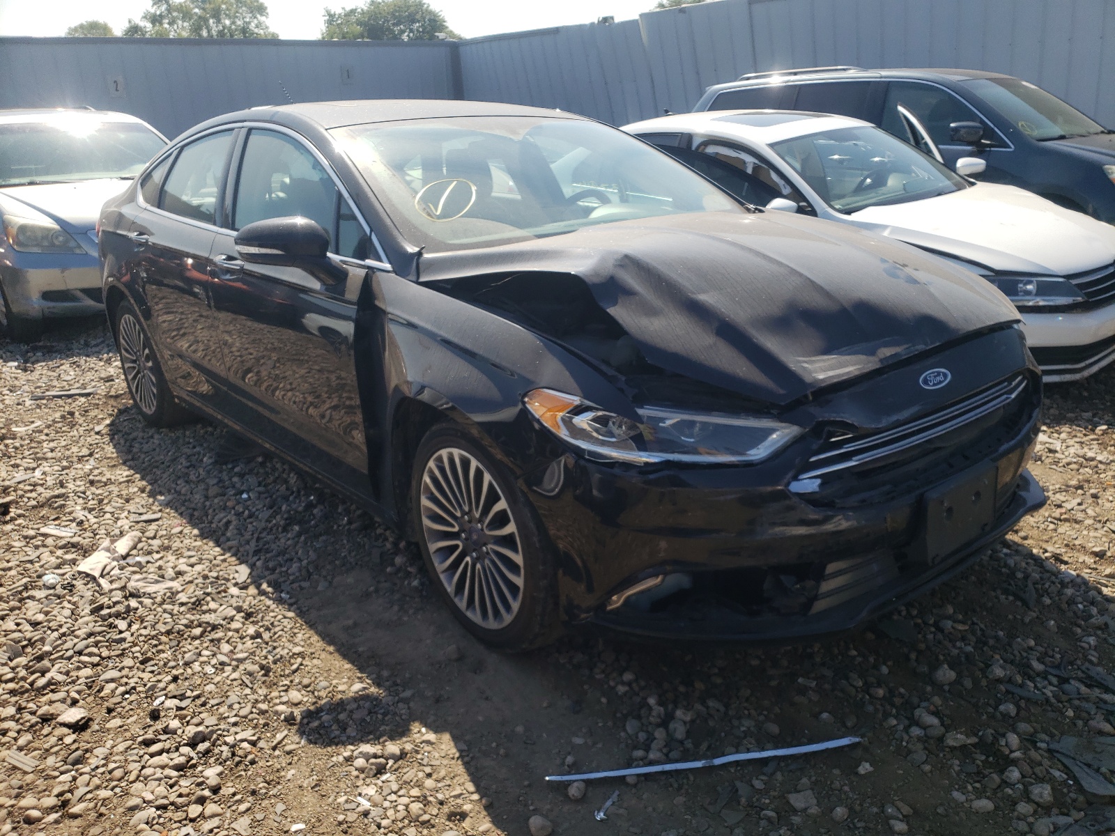 FORD FUSION TIT 2017 with VIN 3FA6P0K99HR111486 - Photo from auction