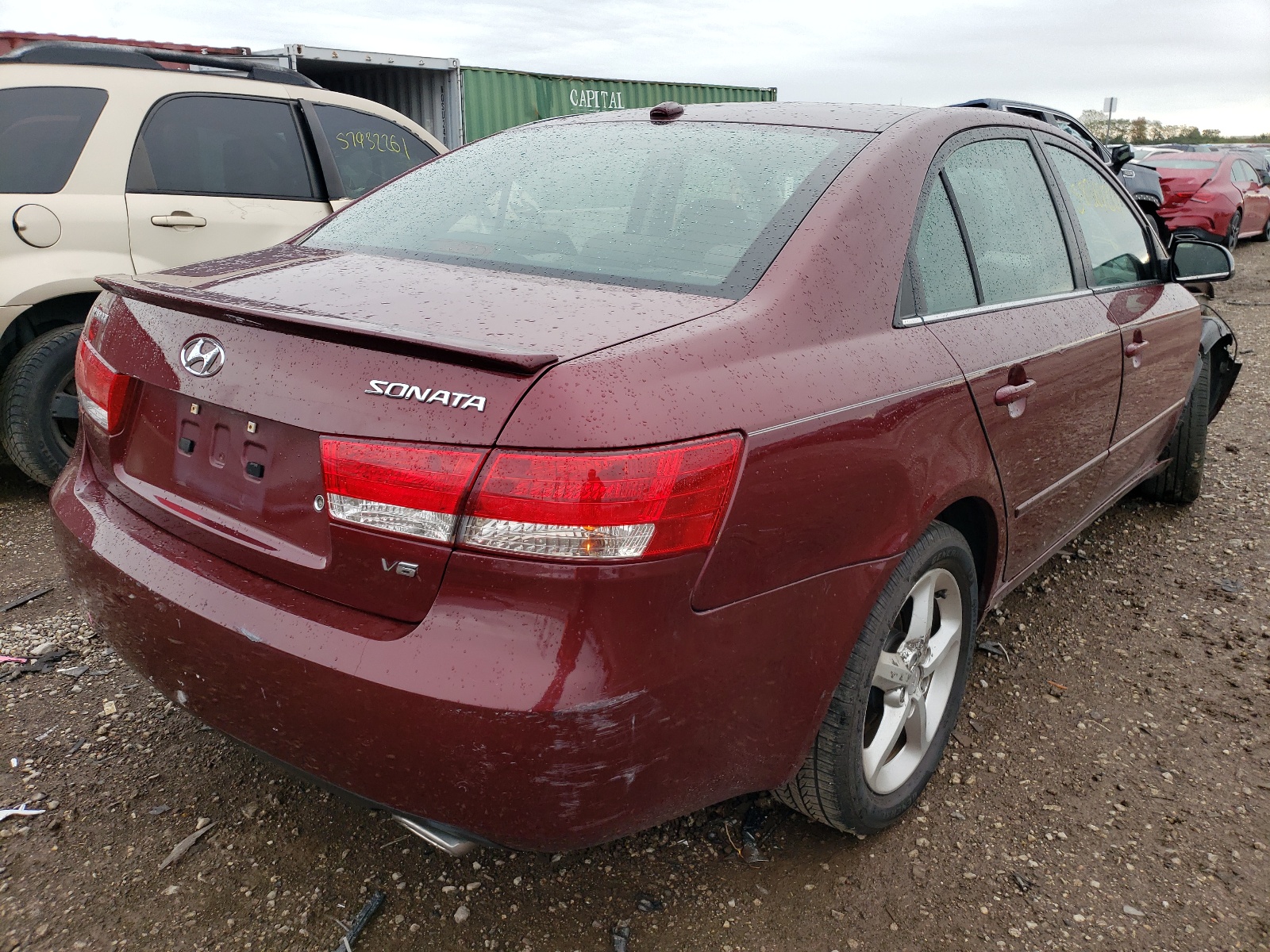 Photo 4 from auction – 2008 HYUNDAI SONATA SE with VIN 5NPEU46F98H367748