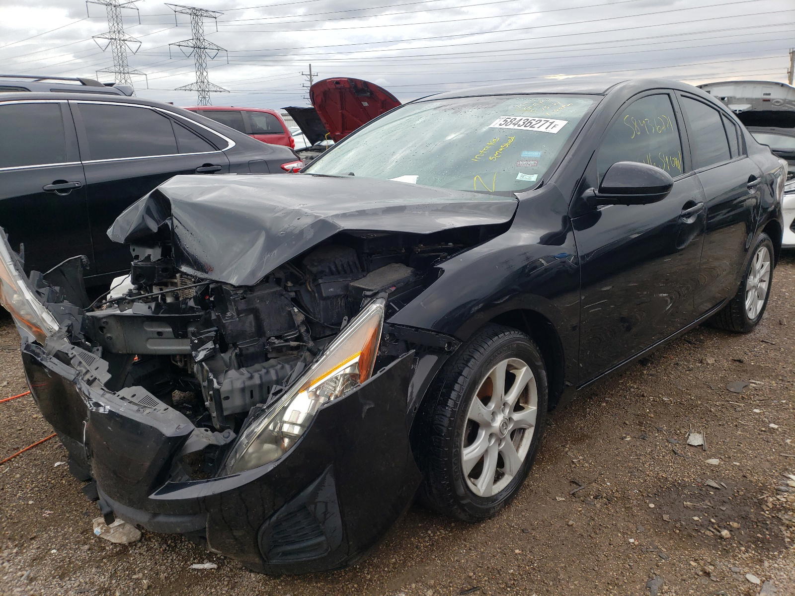Photo 2 from auction – 2011 MAZDA 3 I with VIN JM1BL1VG8B1358617