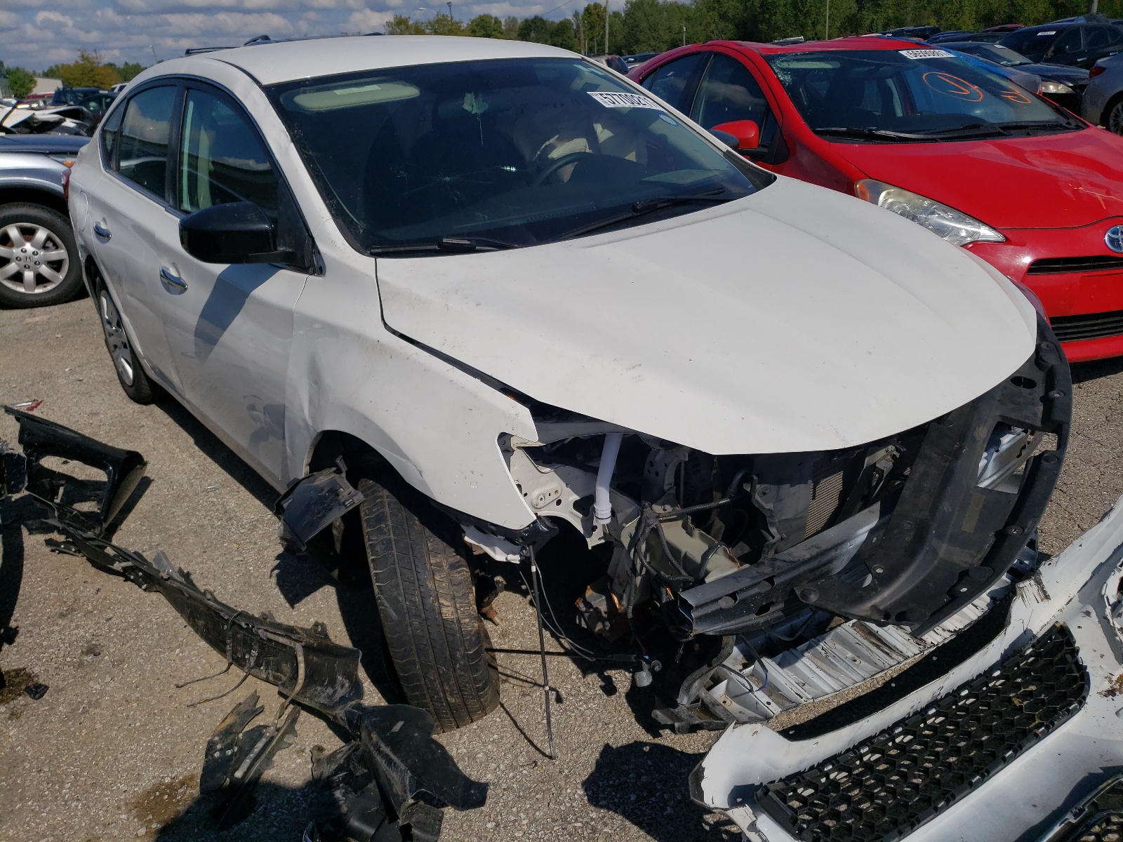 Photo 8 from auction – 2017 NISSAN SENTRA S with VIN 3N1AB7AP3HY263896