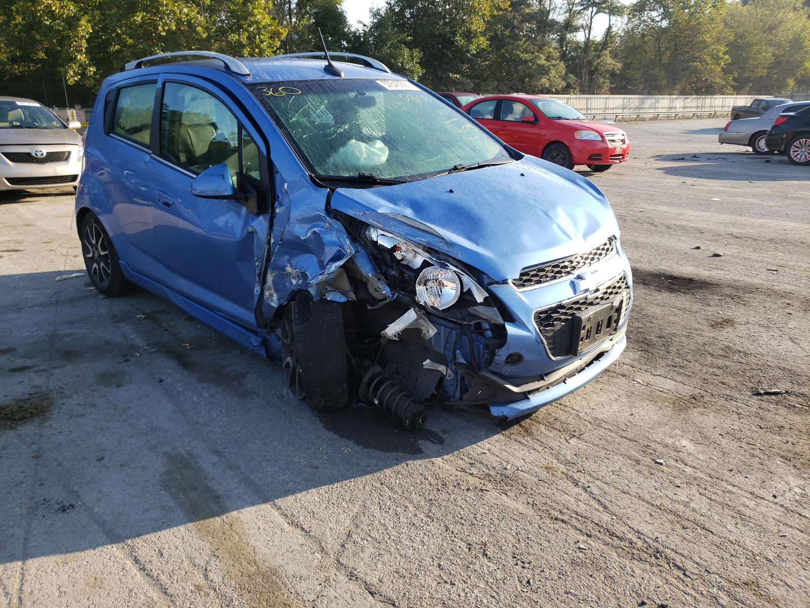 CHEVROLET SPARK 2LT 2013 with VIN KL8CF6S90DC508198 - Photo from auction