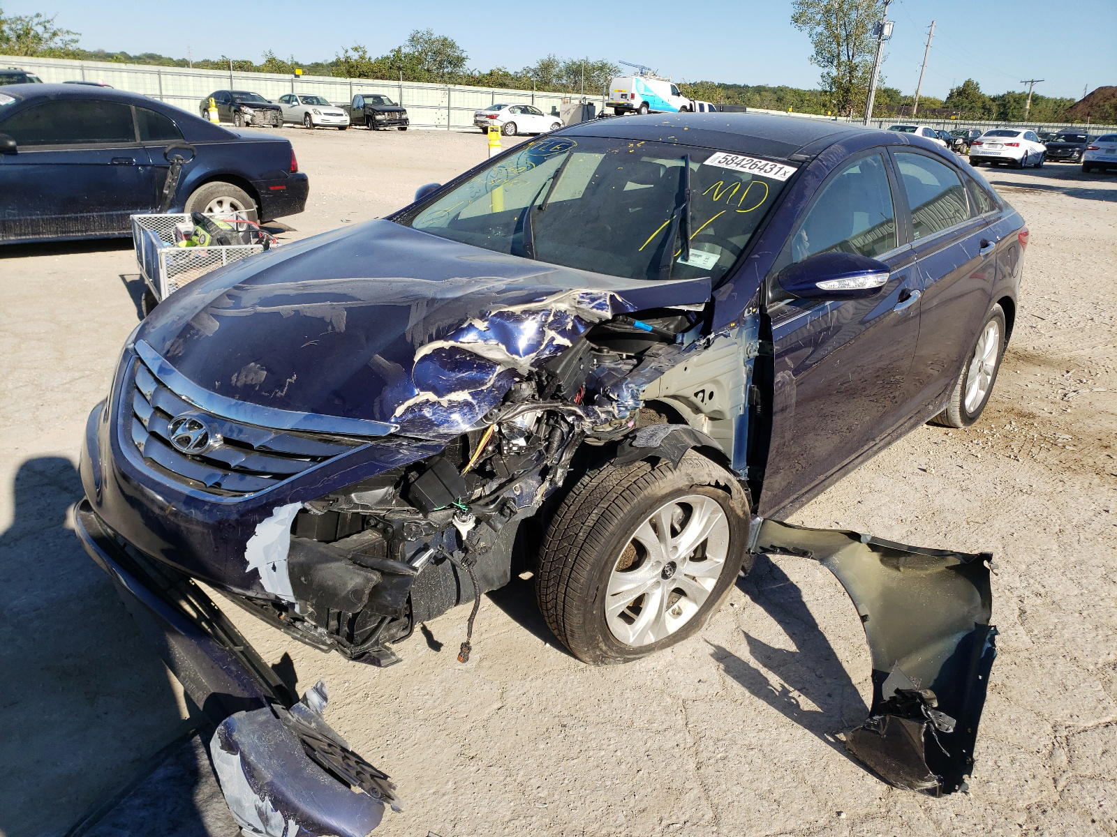 Photo 2 from auction – 2012 HYUNDAI SONATA SE with VIN 5NPEC4AC6CH314871