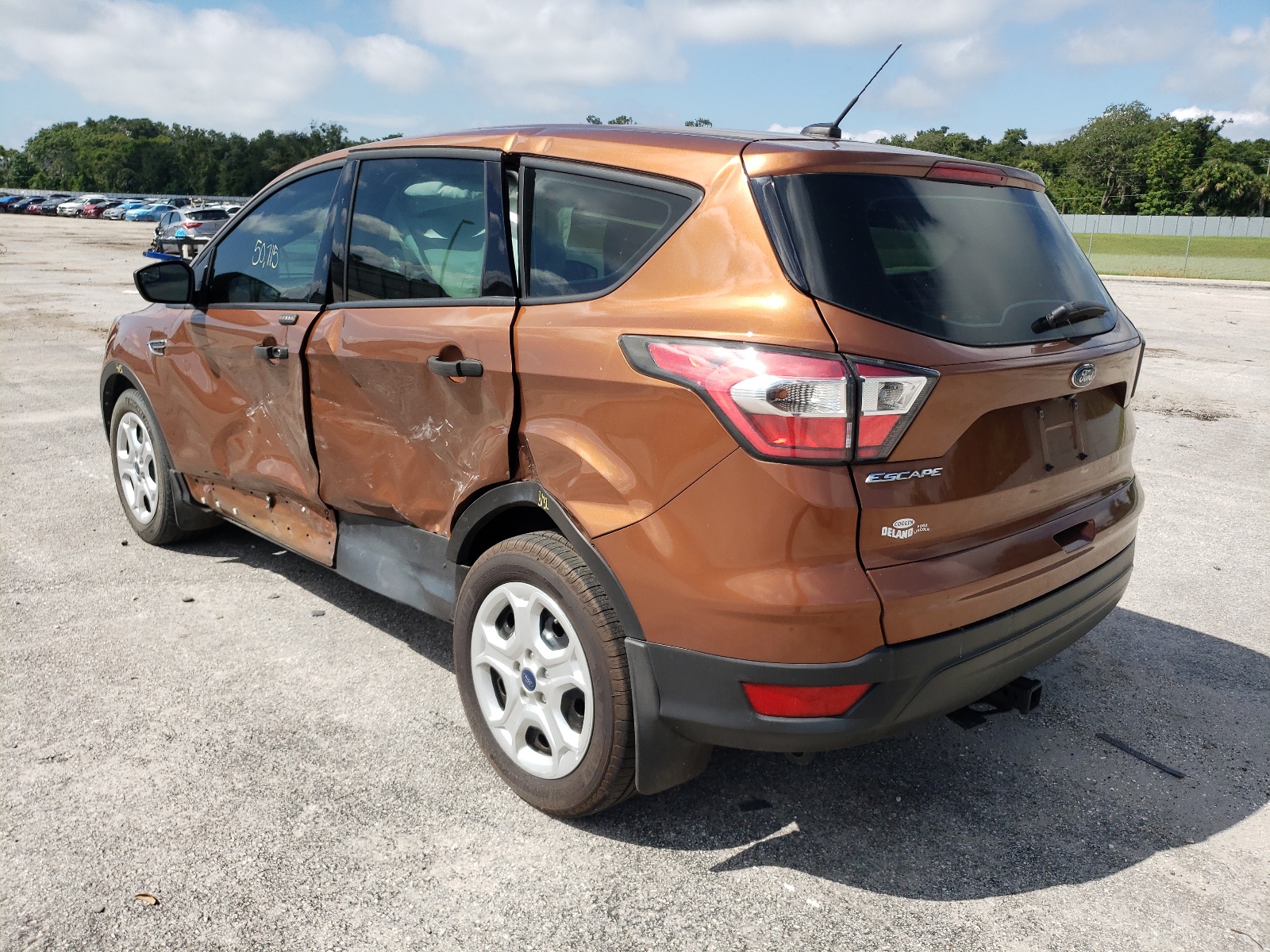 Photo 3 from auction – 2017 FORD ESCAPE S with VIN 1FMCU0F75HUA58160