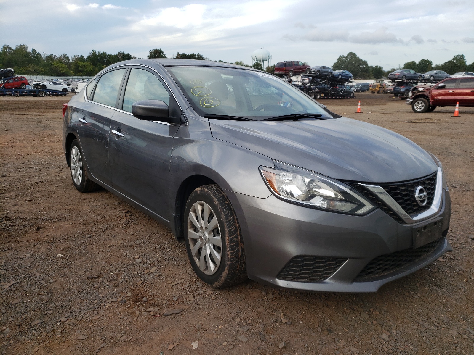 NISSAN SENTRA S 2017 with VIN 3N1AB7AP1HY380571 - Photo from auction