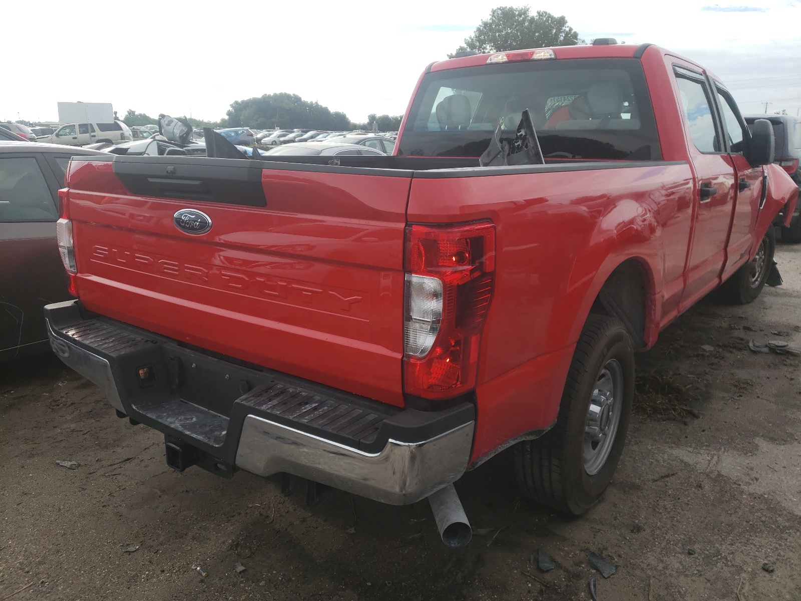 Photo 4 from auction – 2021 FORD F250 SUPER with VIN 1FT7W2A61MEC35947