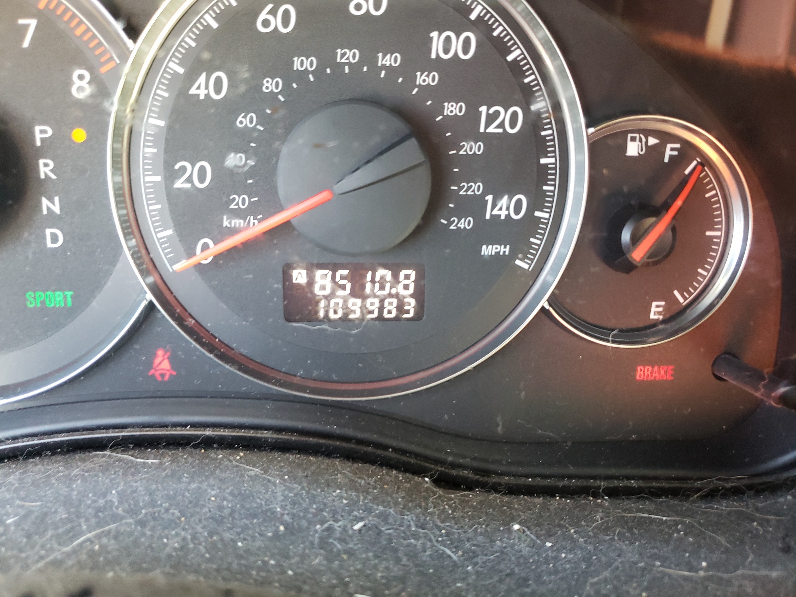 Photo 8 from auction – 2009 SUBARU LEGACY 2.5 with VIN 4S3BL616497210028