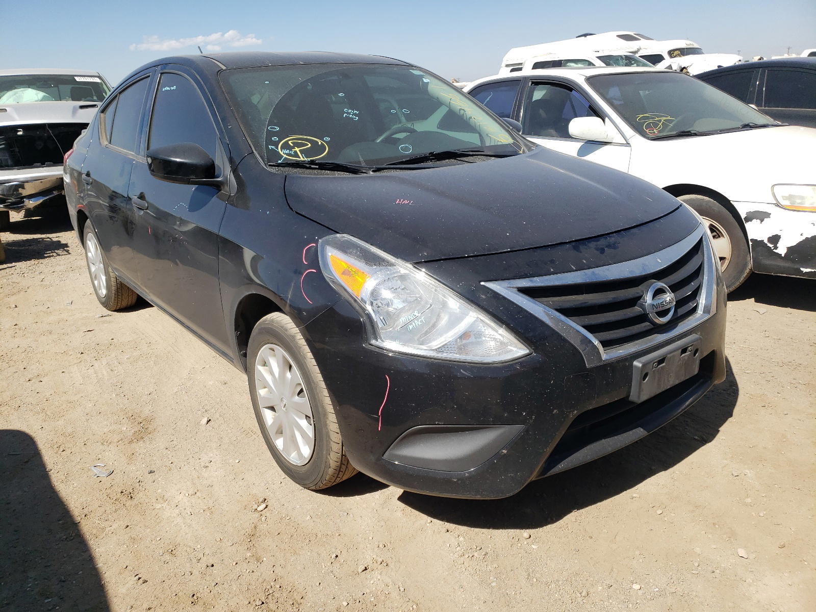 NISSAN VERSA S 2016 with VIN 3N1CN7AP4GL914299 - Photo from auction