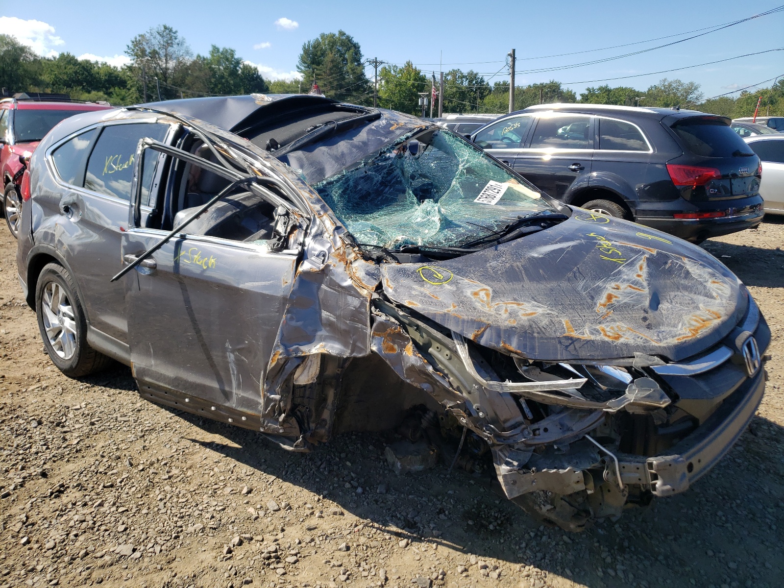 Photo 9 from auction – 2016 HONDA CR-V EX with VIN 2HKRM4H58GH728004