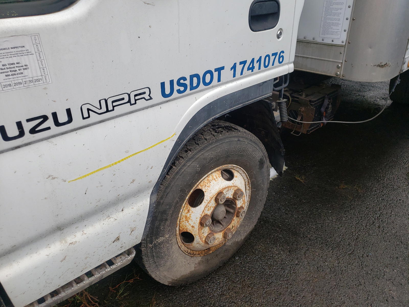 Photo 9 from auction – 2001 ISUZU NPR with VIN JALB4B14817011023
