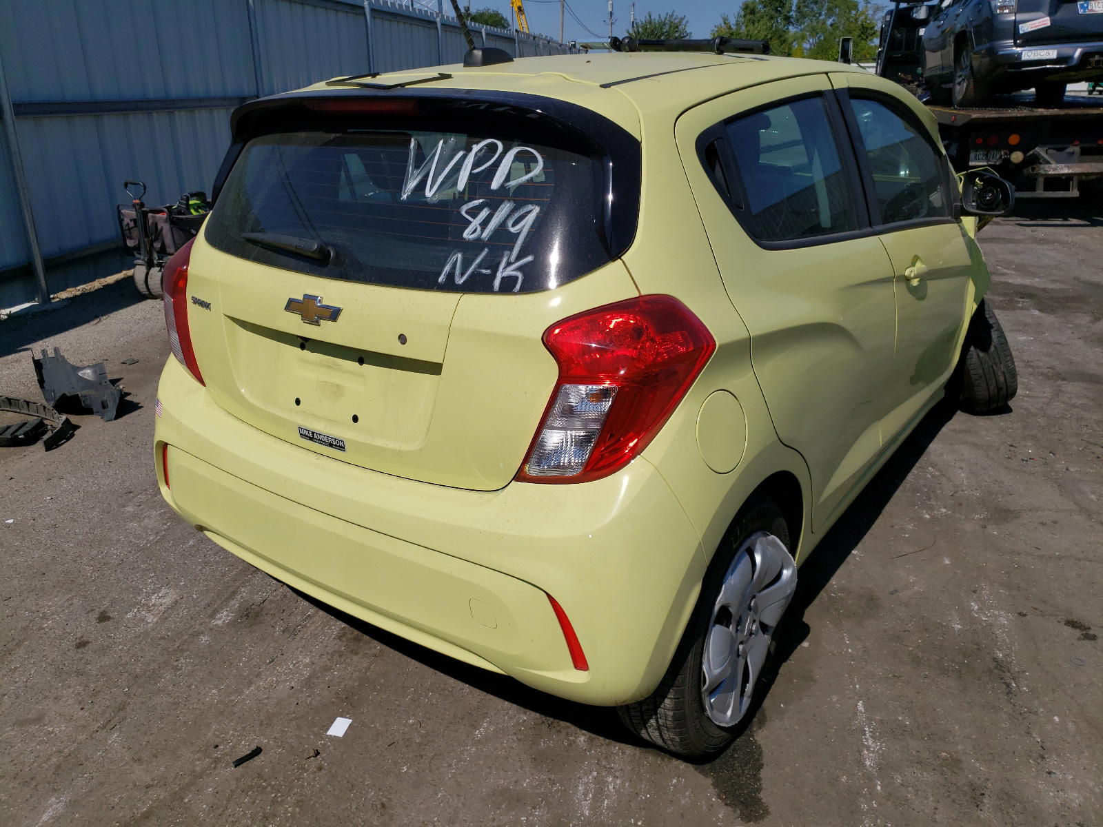 Photo 4 from auction – 2017 CHEVROLET SPARK LS with VIN KL8CB6SA1HC796891
