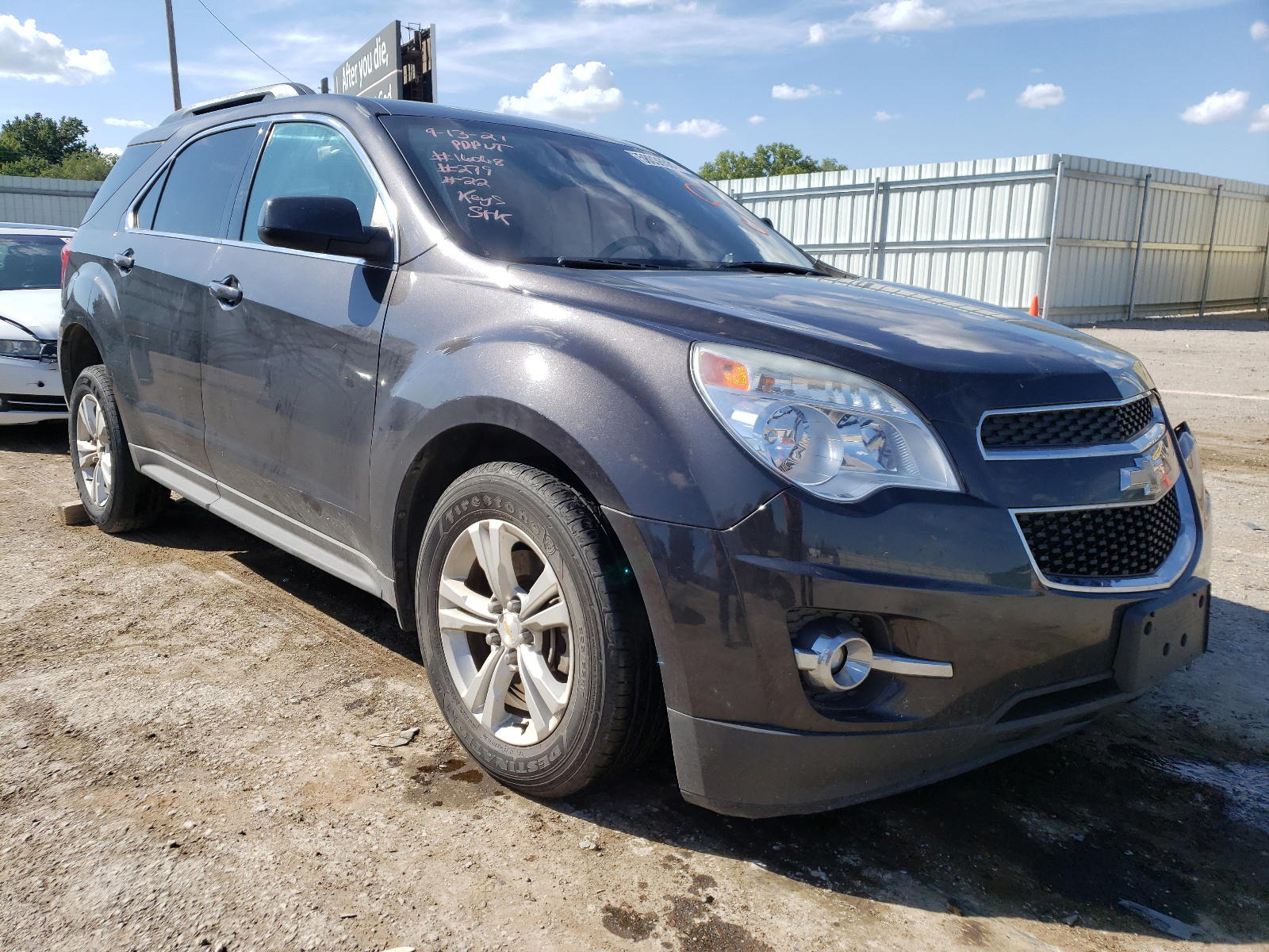 CHEVROLET EQUINOX LT 2015 with VIN 2GNALCEK2F6277571 - Photo from auction